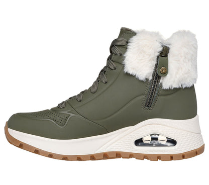 🇨🇭 Skechers Uno Rugged 🔥 Comfortable Winter Boot 🥶 🥾🧤 (Comfort & Elegance ✅)