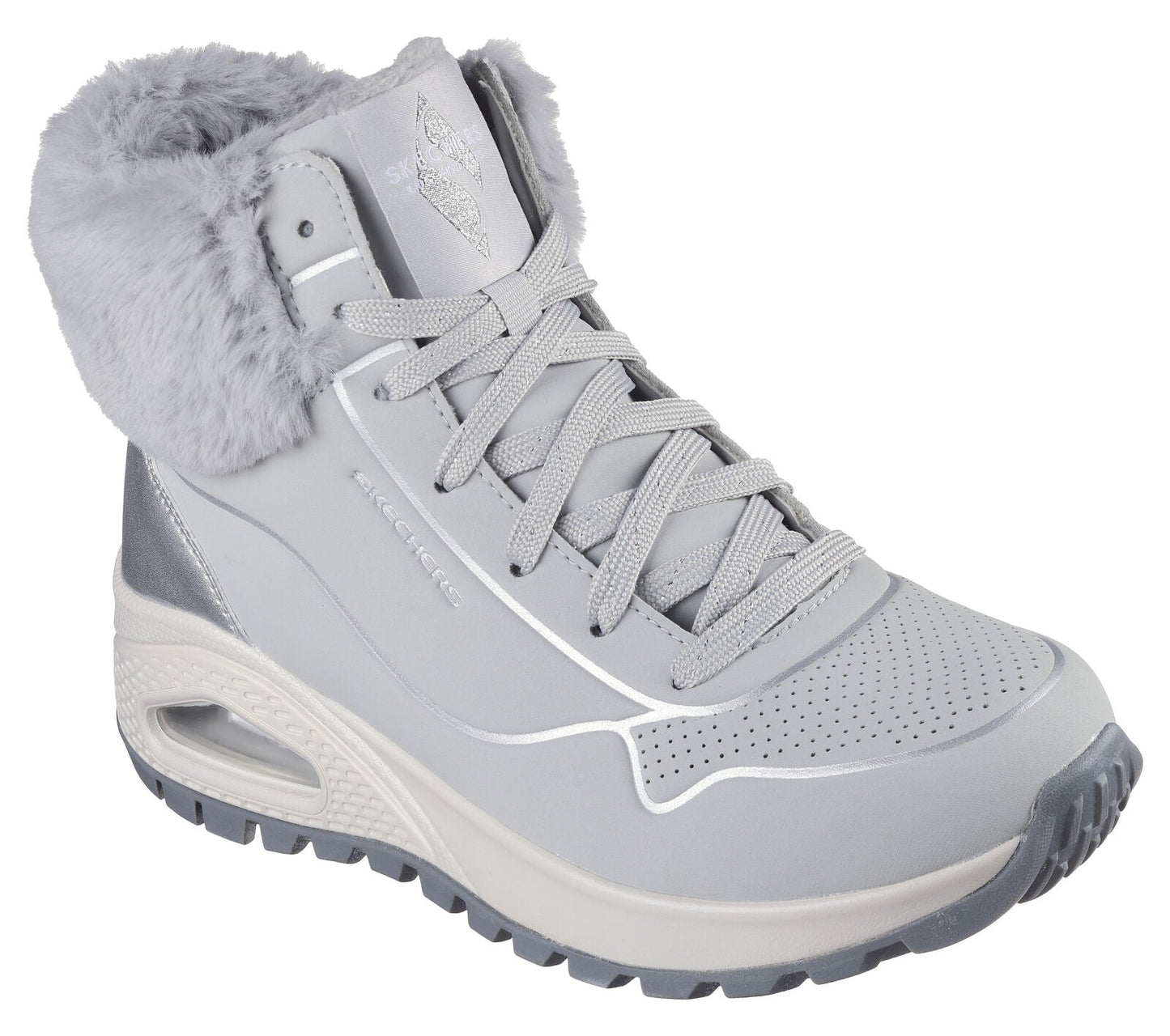 🇨🇭 Skechers Uno Rugged 🔥 Comfortable Winter Boot 🥶 🥾🧤 (Comfort & Elegance ✅)