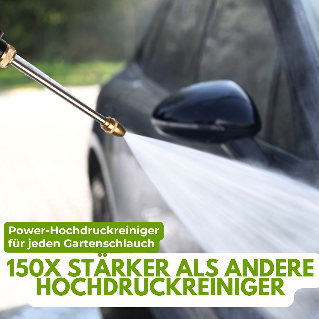 🚿 PowerWasher™ - Power-Hochdruckreiniger für jeden Gartenschlauch 🚗